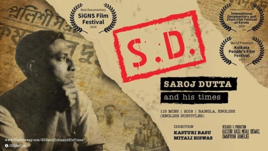 Watch S.D. : Saroj Dutta and His Times Trailer