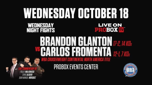 Brandon Glanton vs. Carlos Fromenta