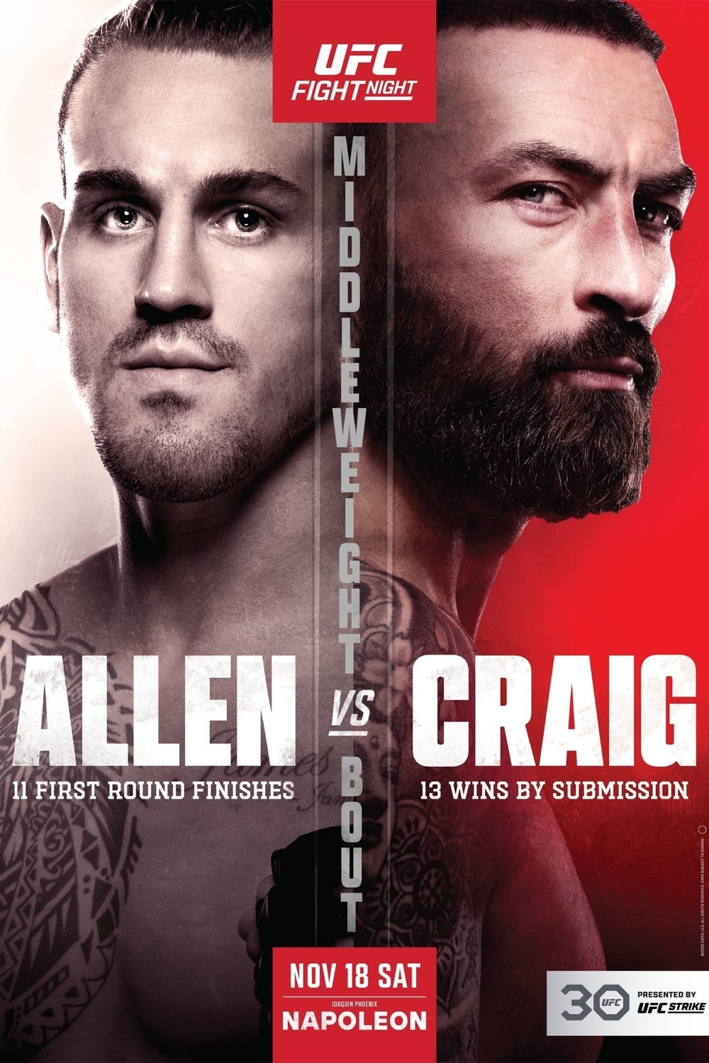 UFC Fight Night 232: Allen vs. Craig