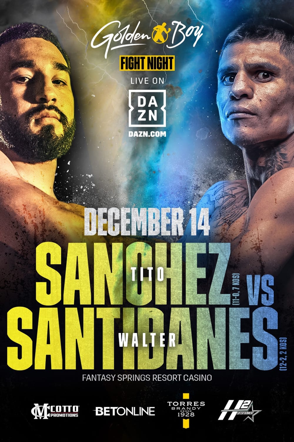 Jose Sanchez vs. Walter Santibanes