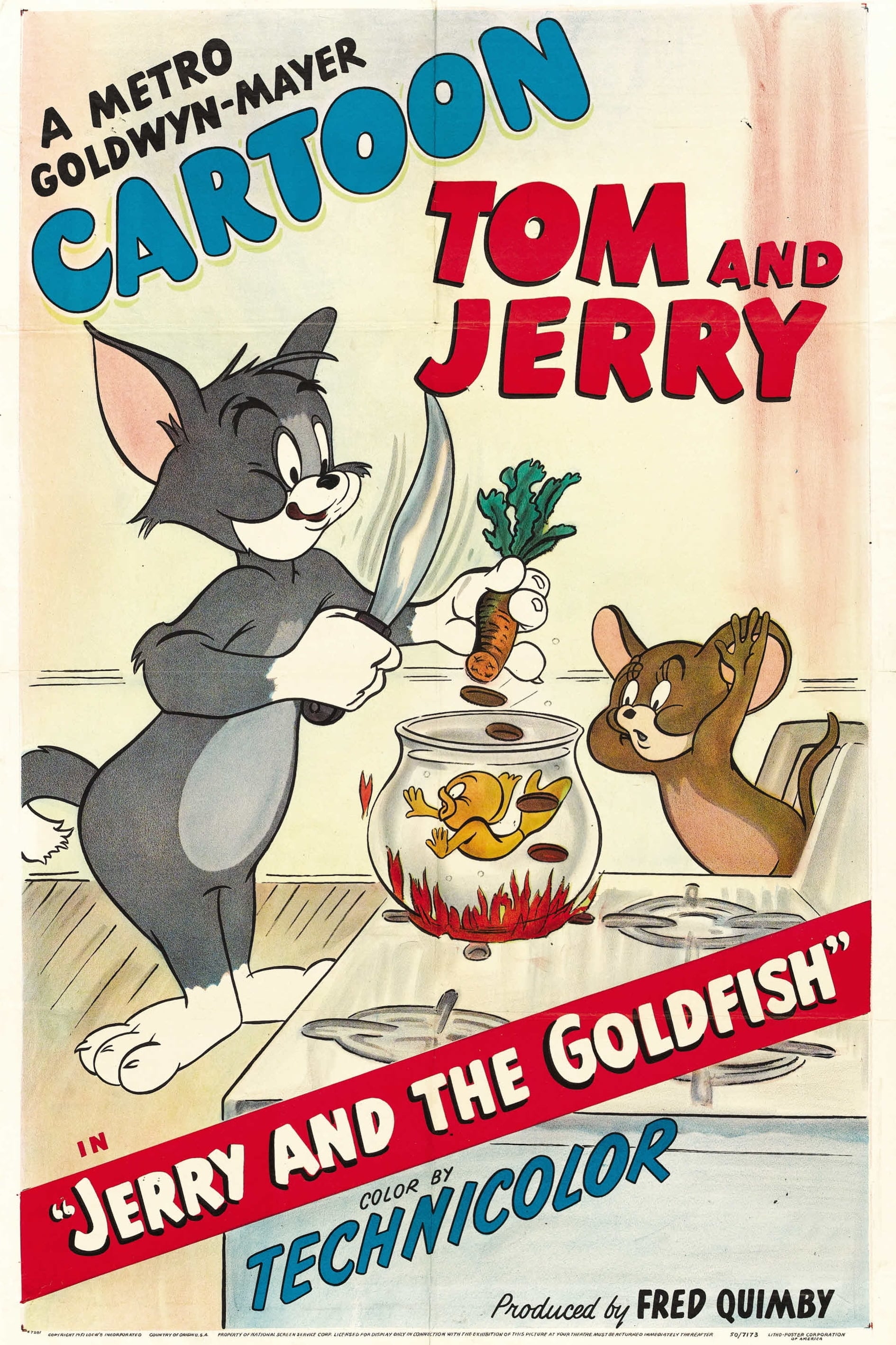 Jerry and the Goldfish (1951)