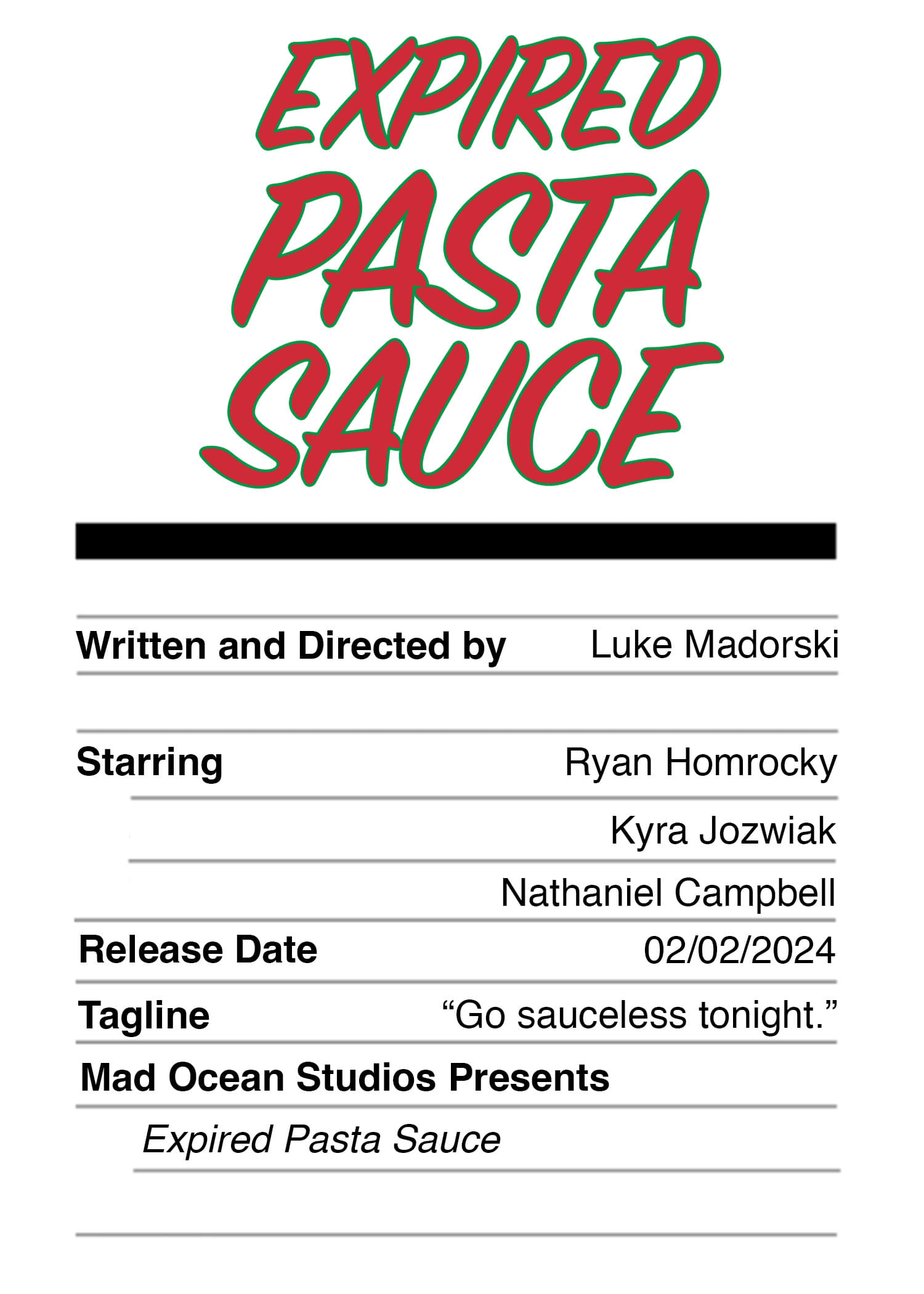 Expired Pasta Sauce