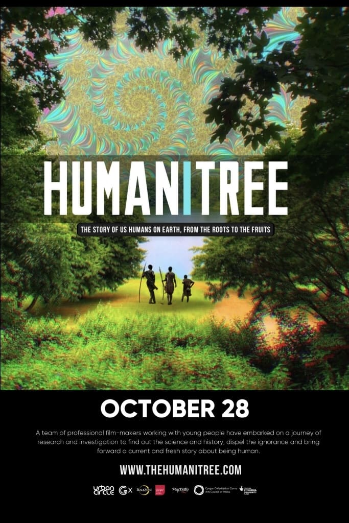 HumaniTree: A Story of us Humans, from the roots to the fruits around the world