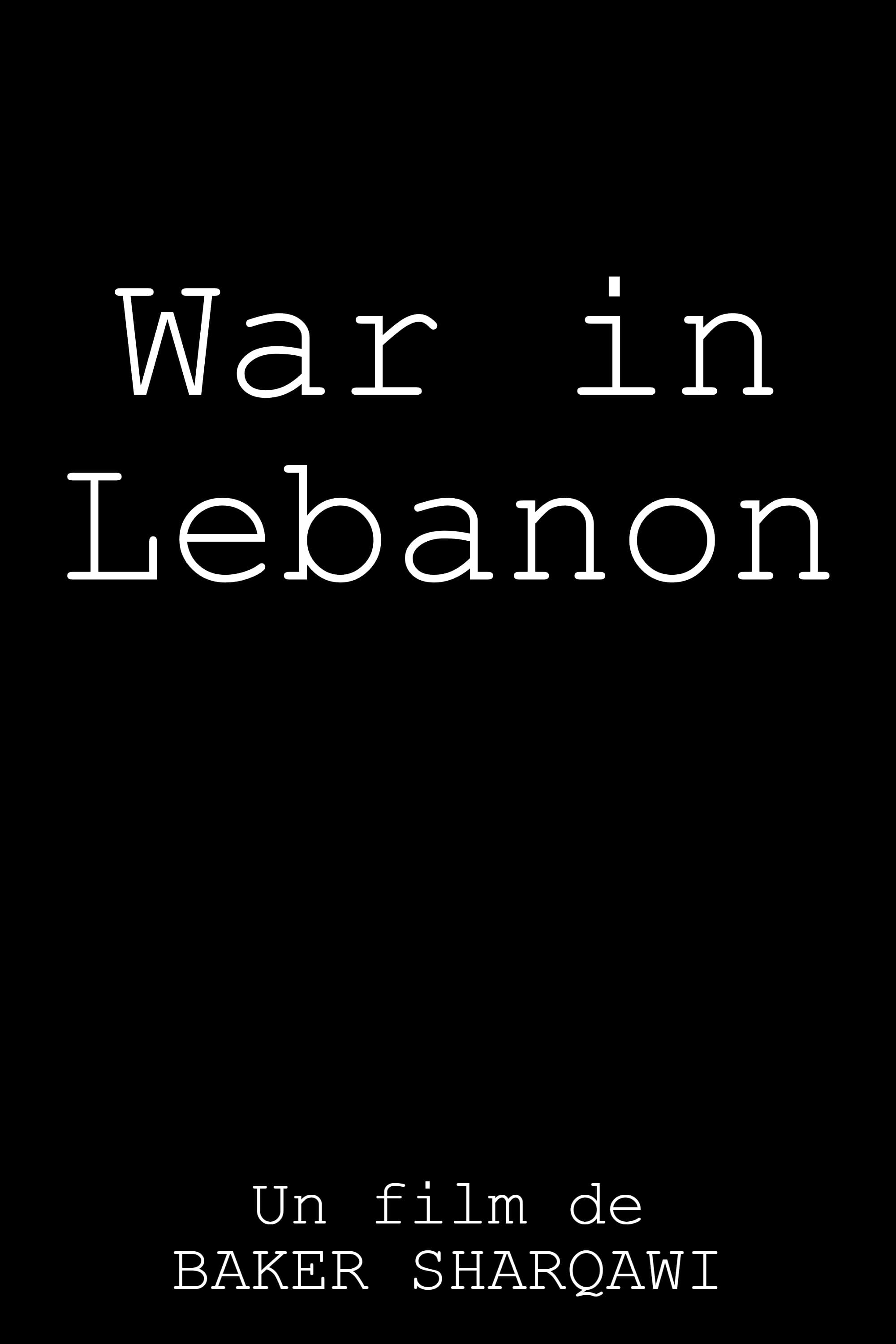 War in Lebanon