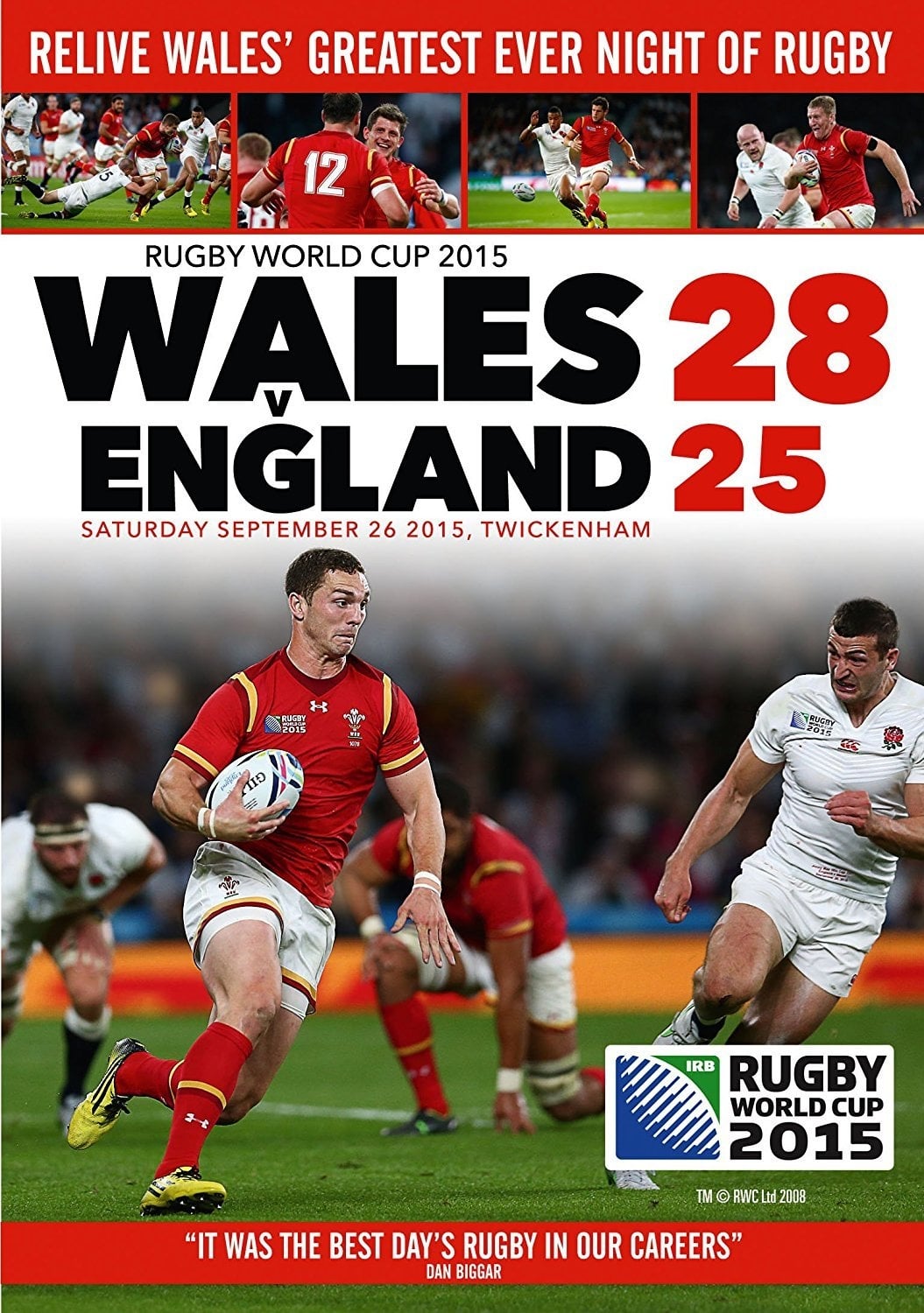 Rugby World Cup 2015: Wales v England