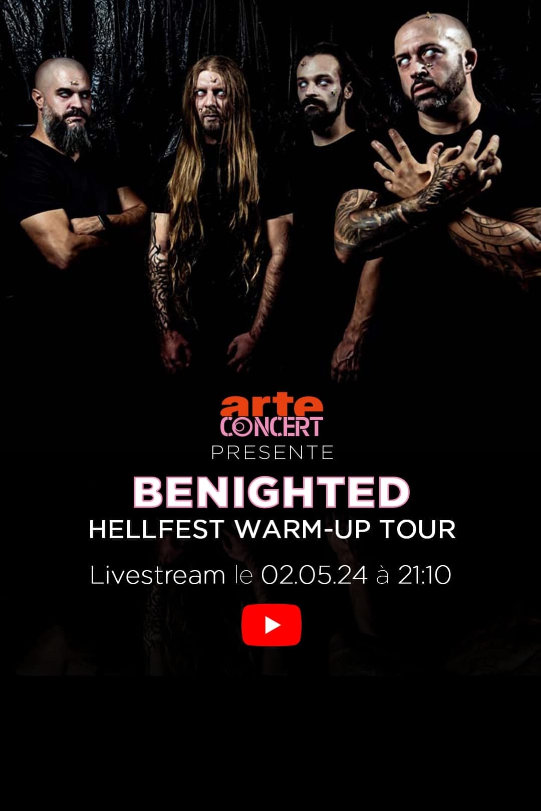 Benighted - Hellfest Warm-Up Tour à la Philharmonie de Paris