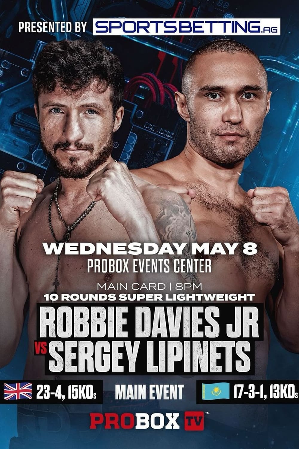 Robbie Davies Jr vs. Sergey Lipinets
