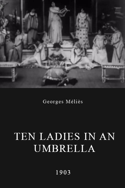 Ten Ladies in an Umbrella