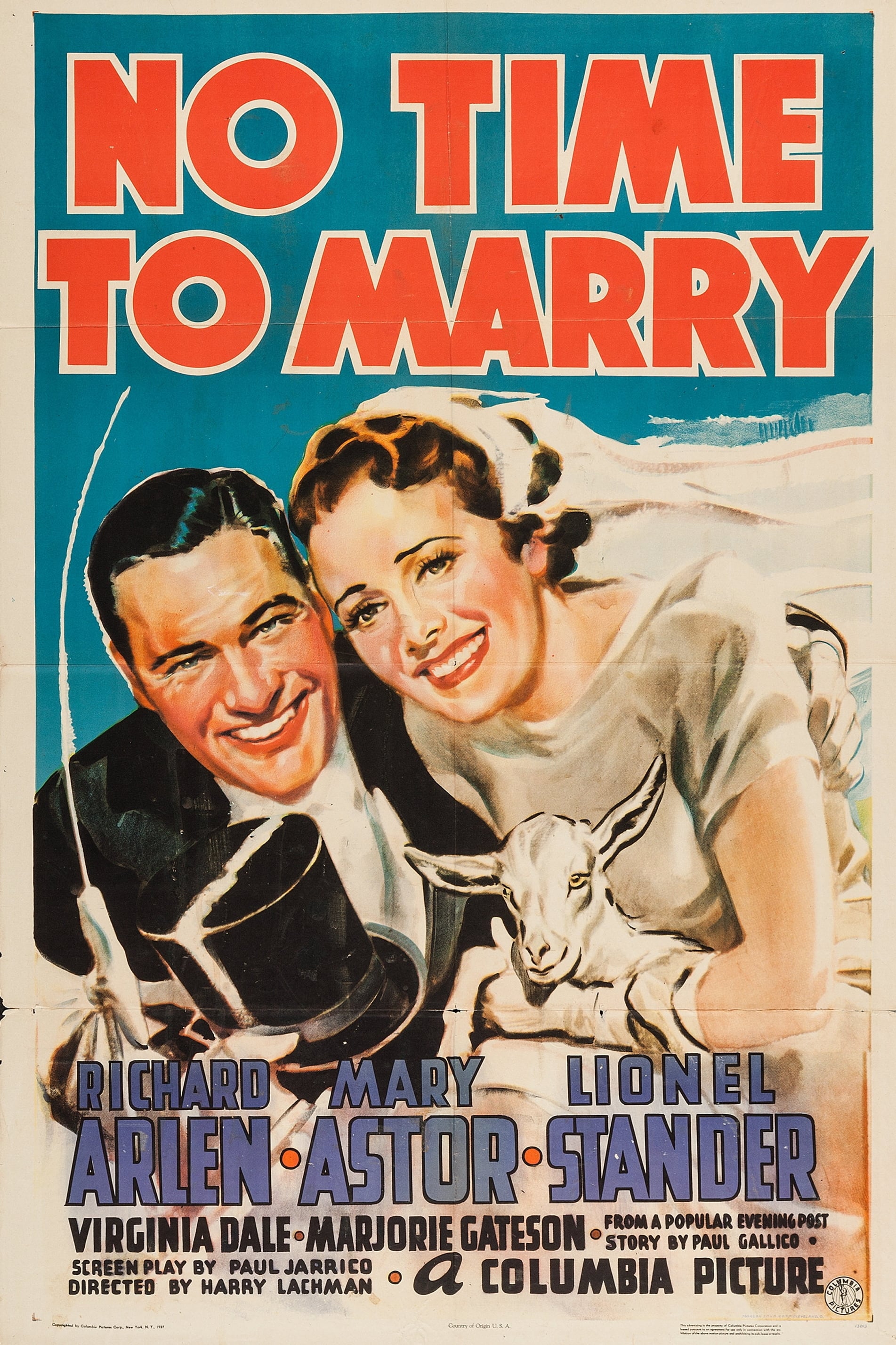 No Time To Marry (1938)