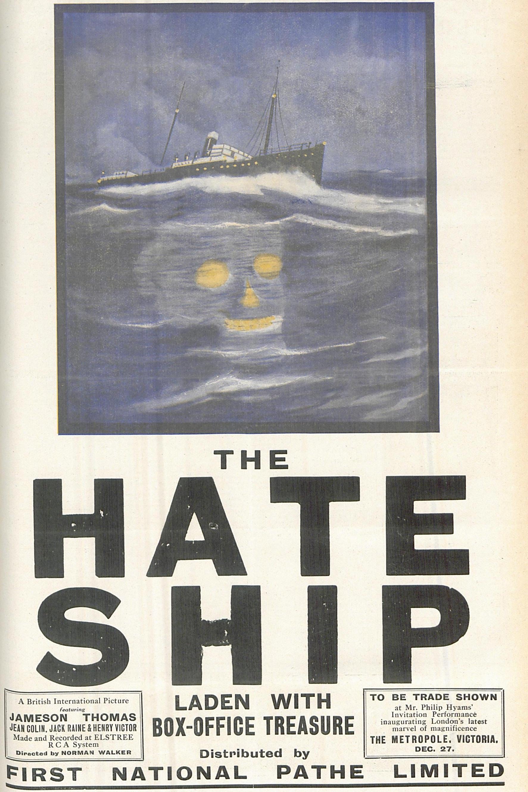 The Hate Ship (1929)