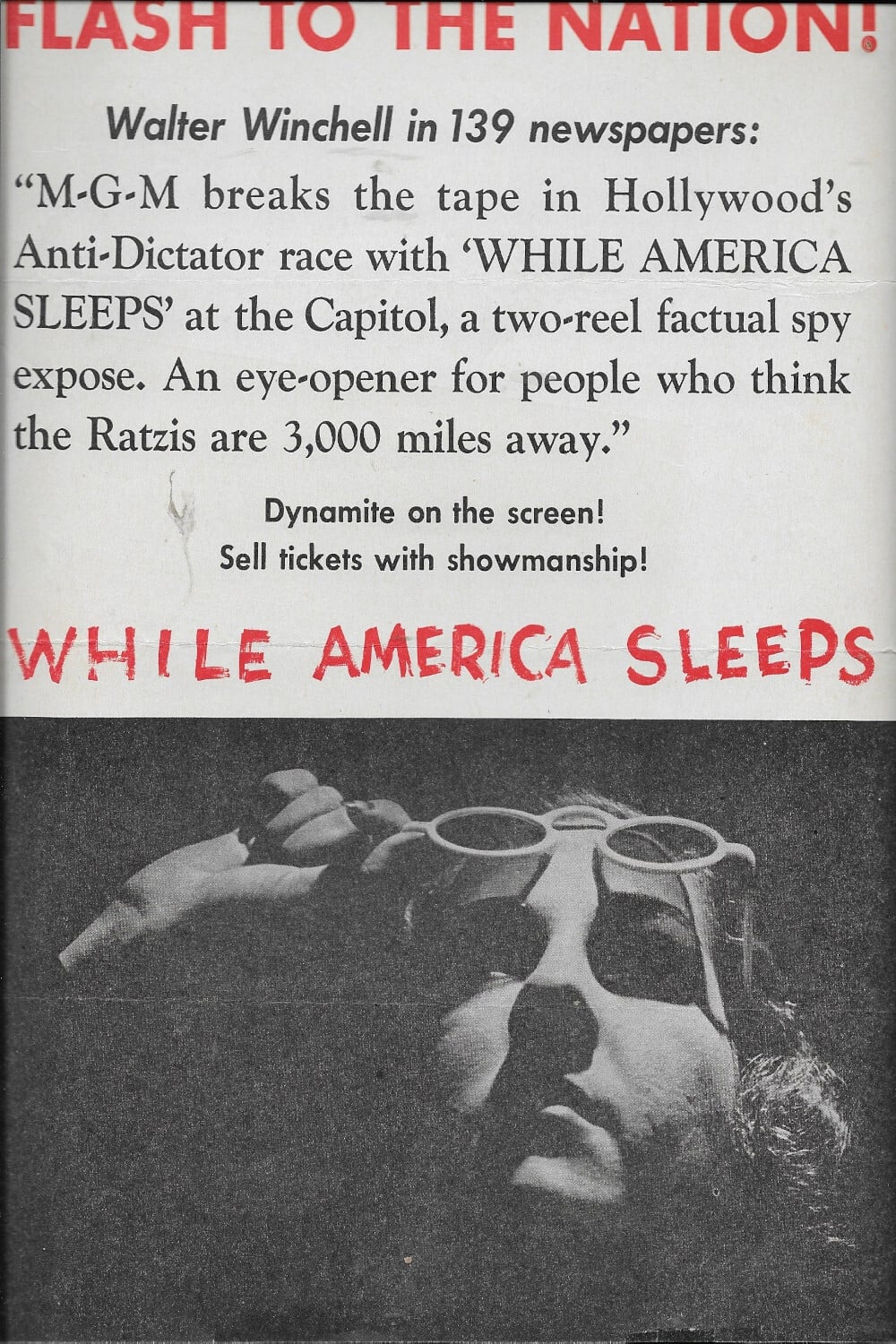 While America Sleeps (1939)