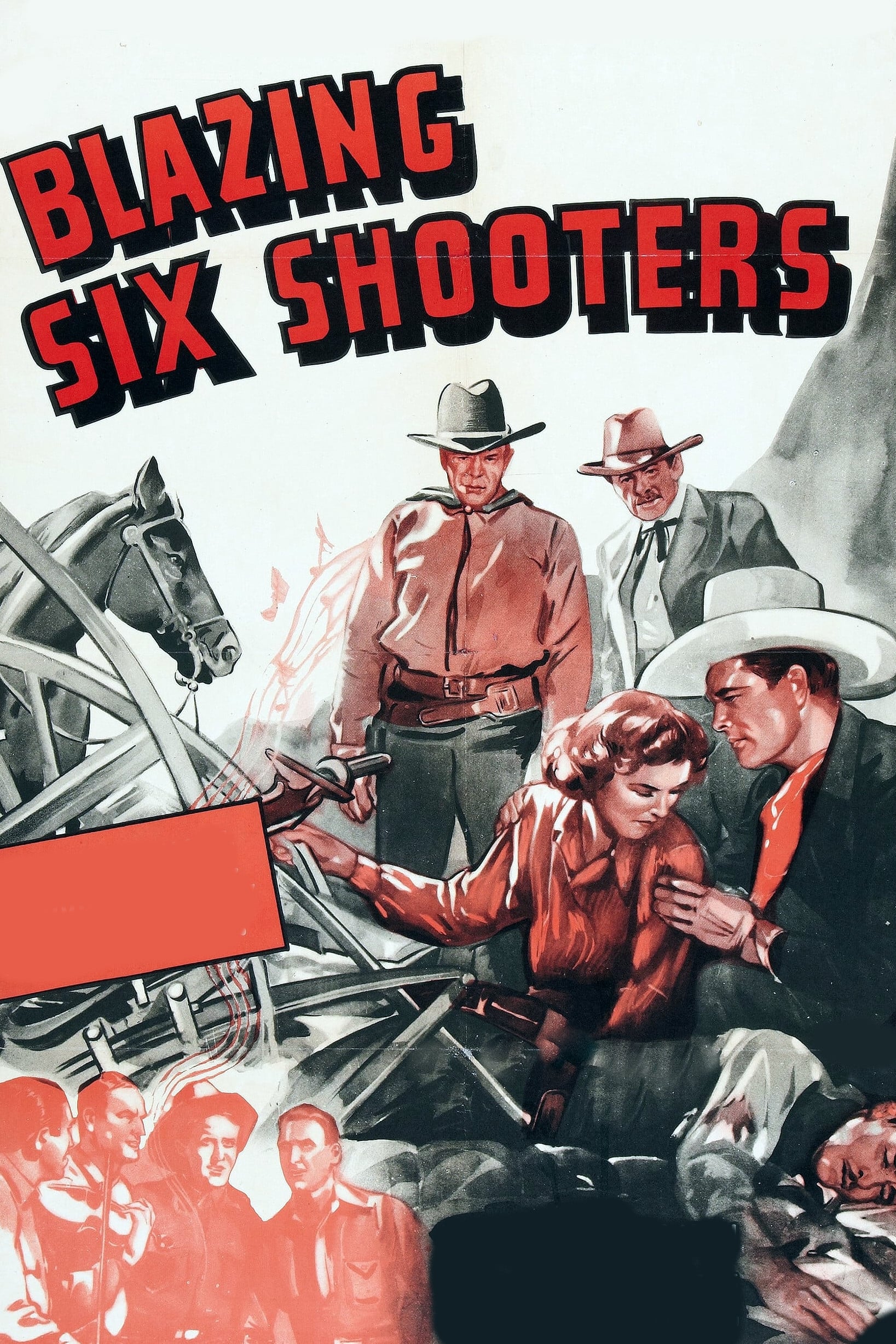 Blazing Six Shooters (1940)