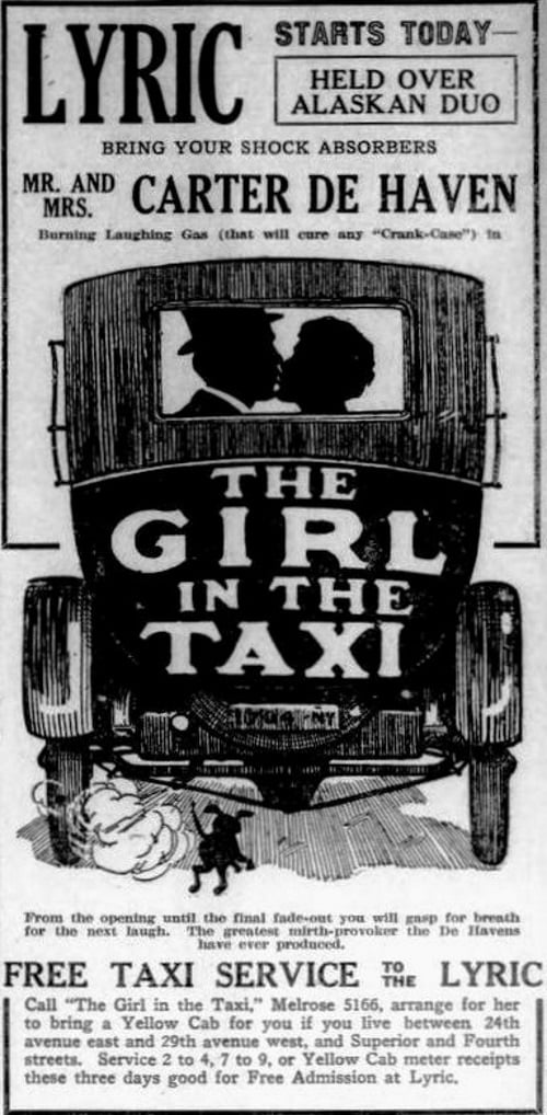 The Girl in the Taxi (1921)