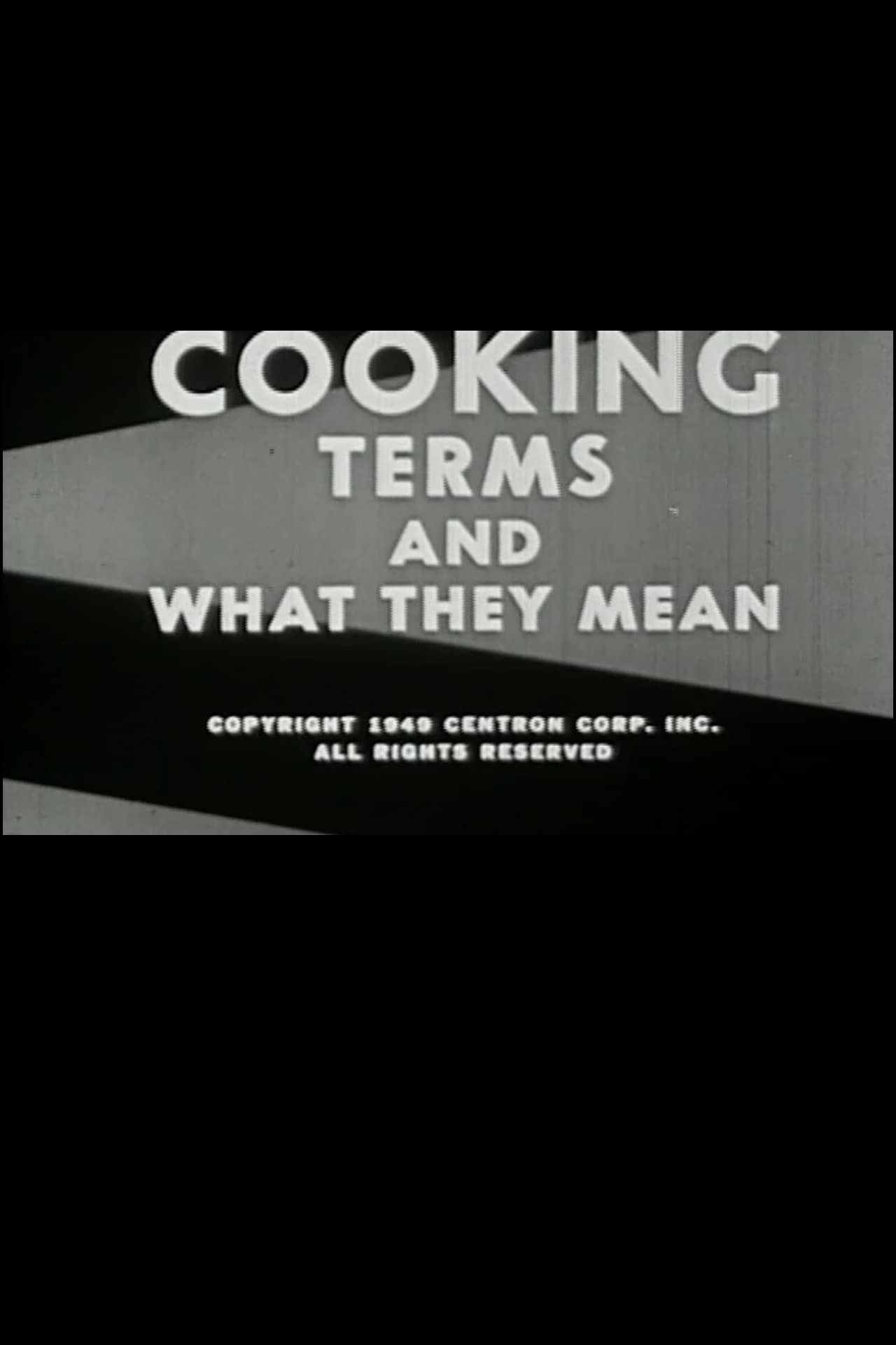 Cooking: Terms and What They Mean