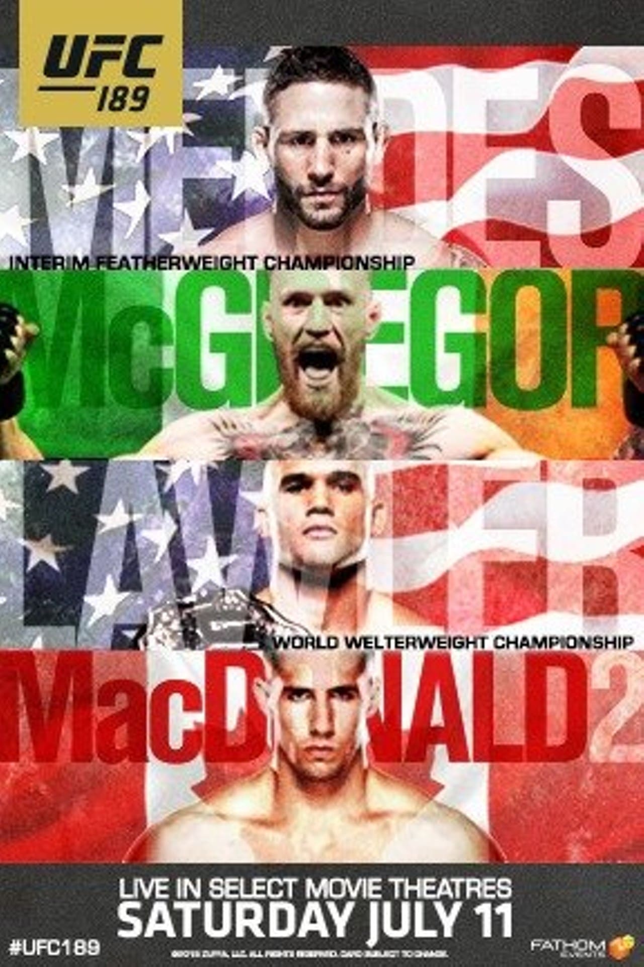 UFC 189: Mendes vs. McGregor (2015)