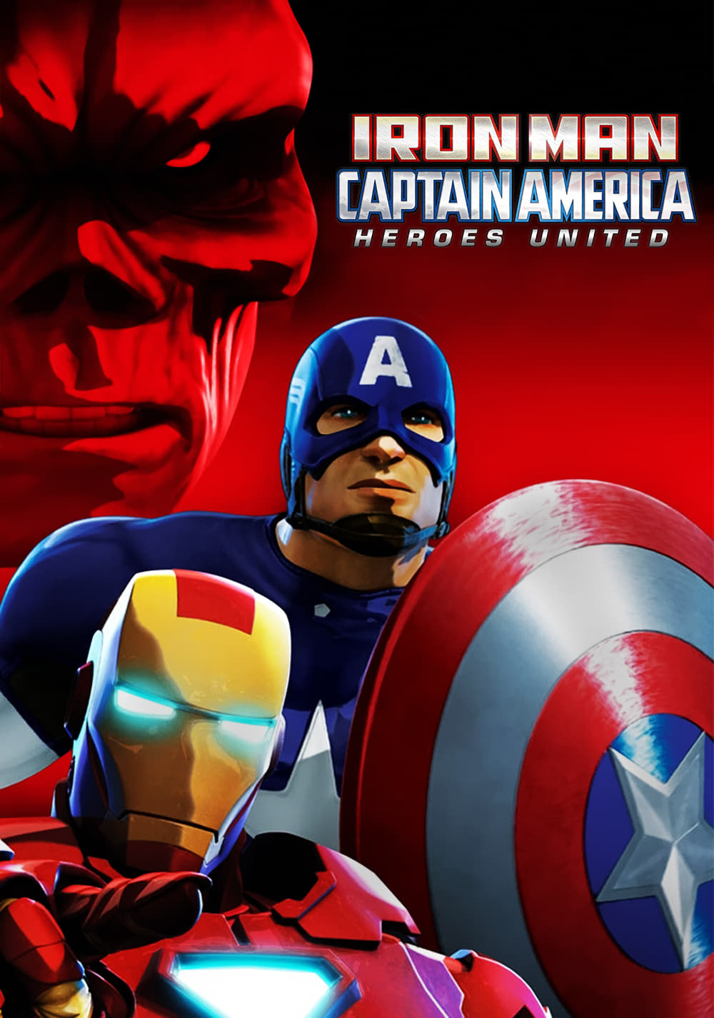 Homem de Ferro e o Capitão América Super-Heróis Unidos