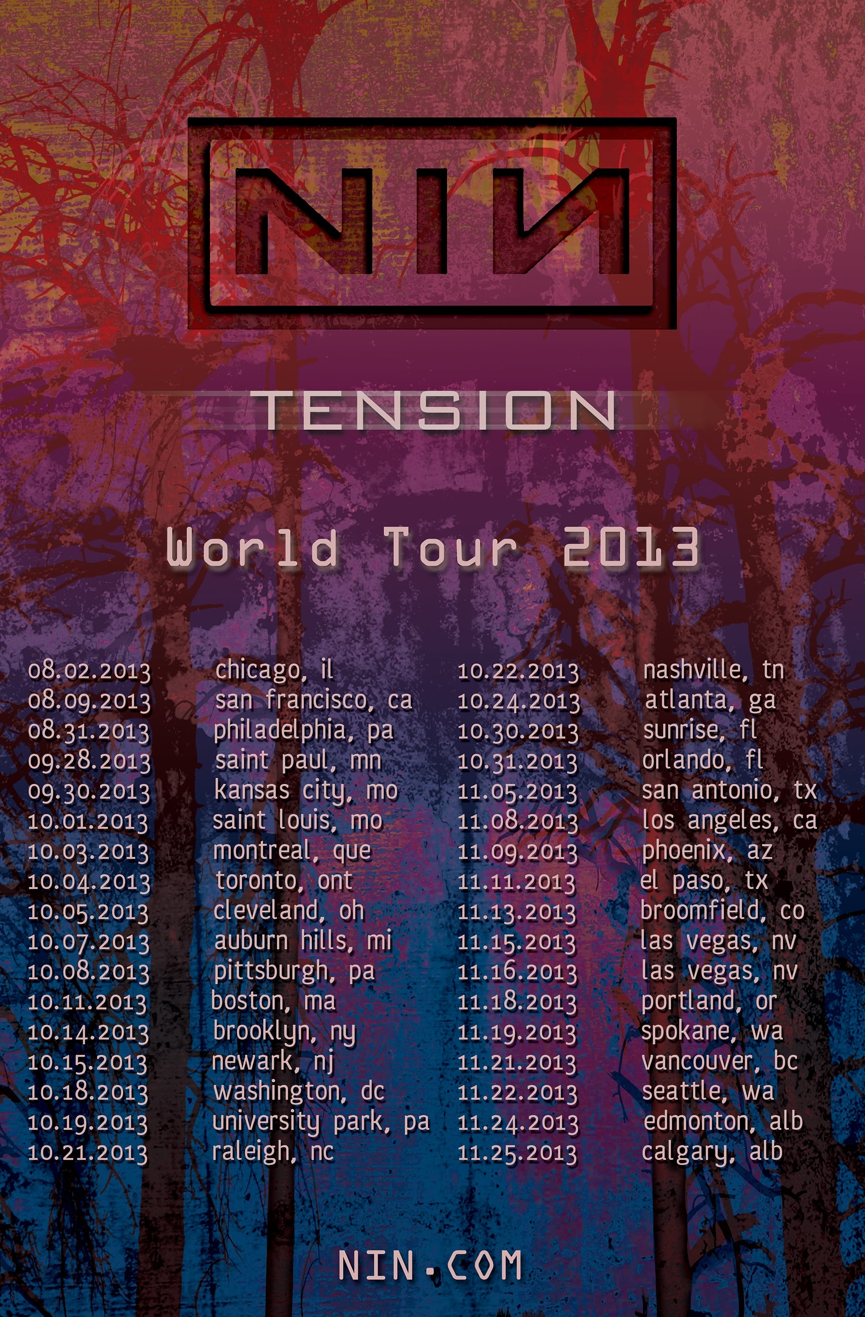 Nine Inch Nails: Tension 2013