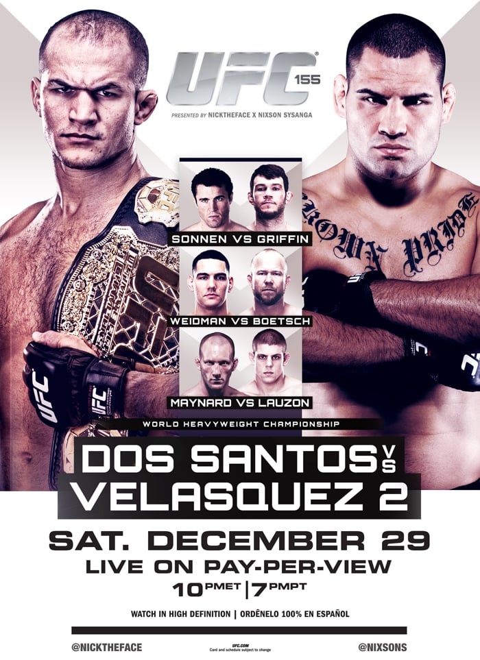 UFC 155: Dos Santos vs. Velasquez 2 (2012)
