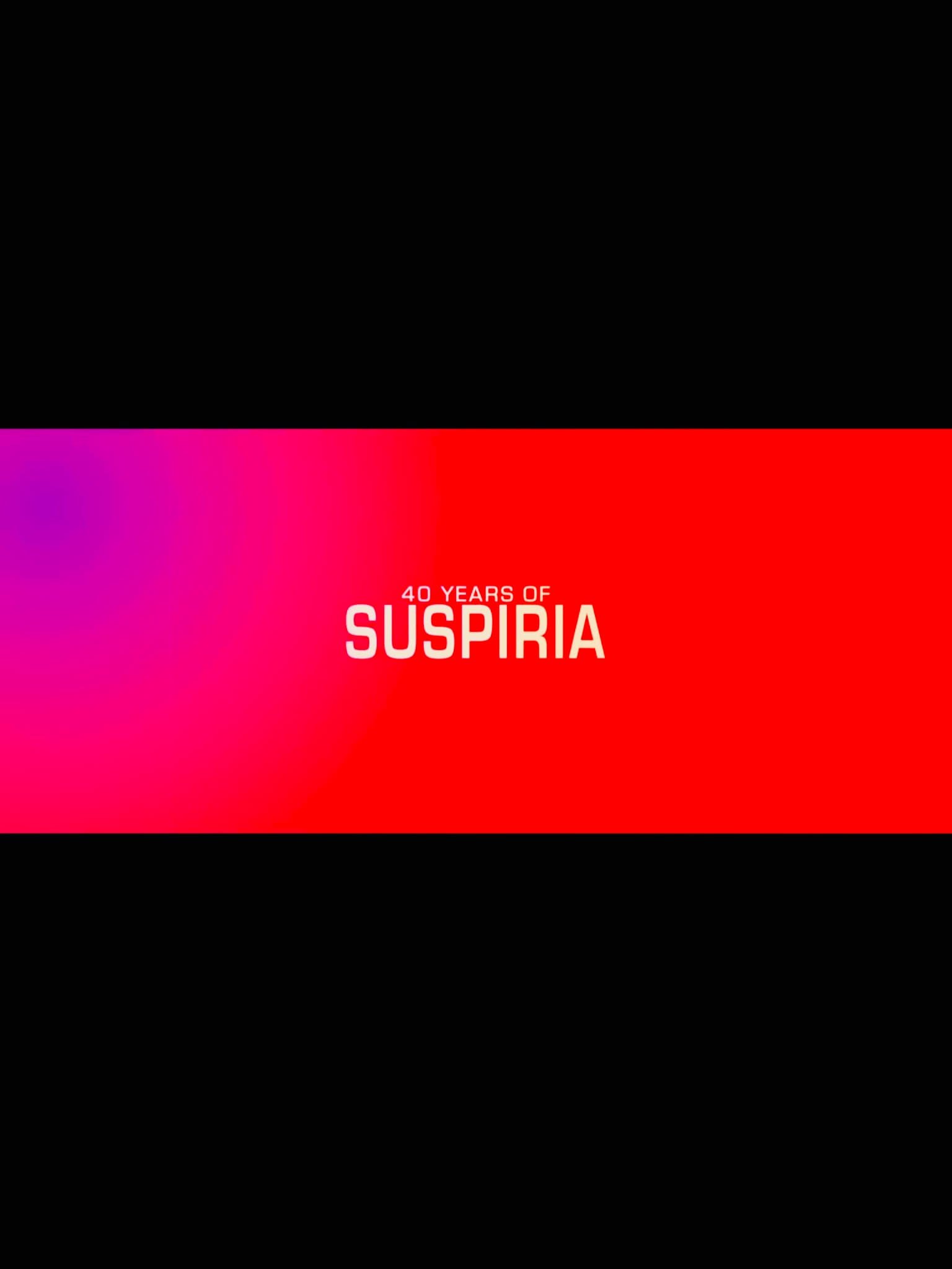 A Sigh from the Depths: 40 Years of Suspiria