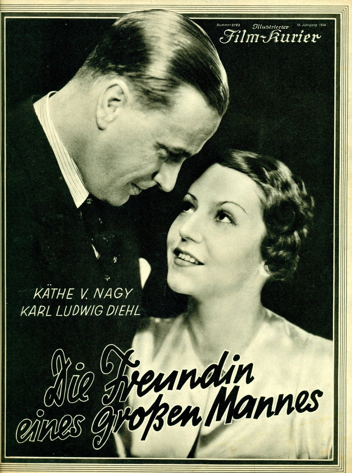 Die Freundin eines großen Mannes (1934)