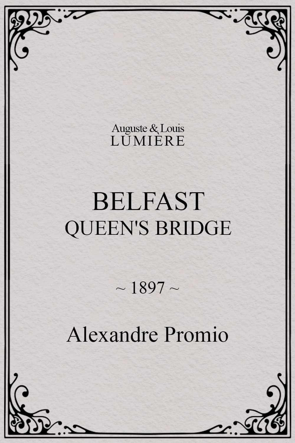 Belfast : Queen's Bridge (1897)