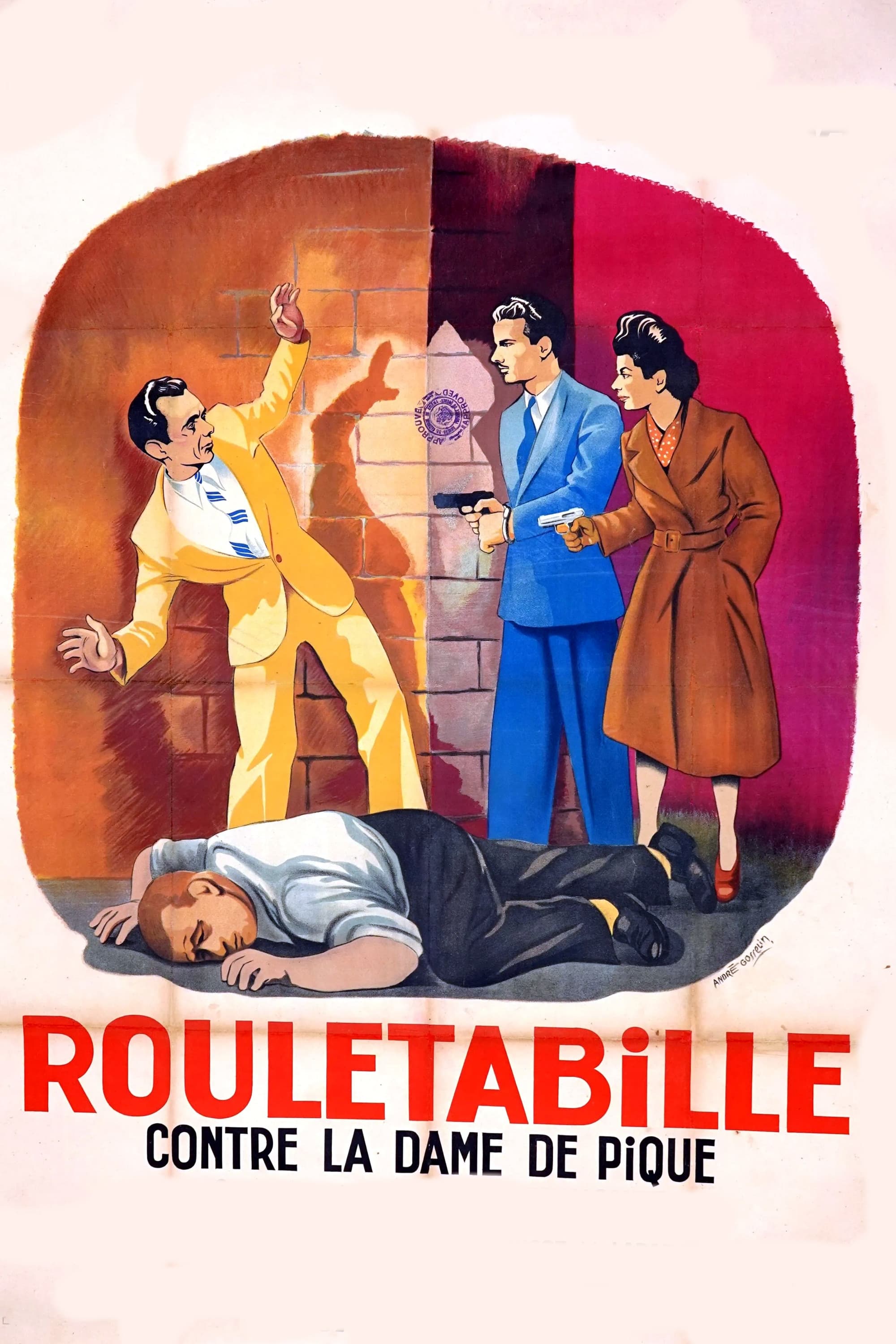 Rouletabille contre la dame de pique (1948)