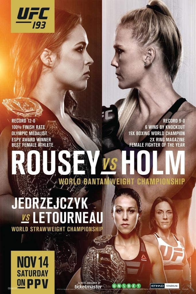 UFC 193: Rousey vs. Holm (2015)