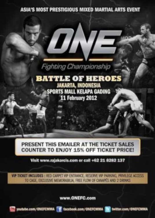 ONE Fighting Championship 2: Battle of Heroes