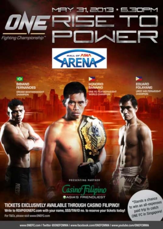 ONE Fighting Championship 9: Rise to Power