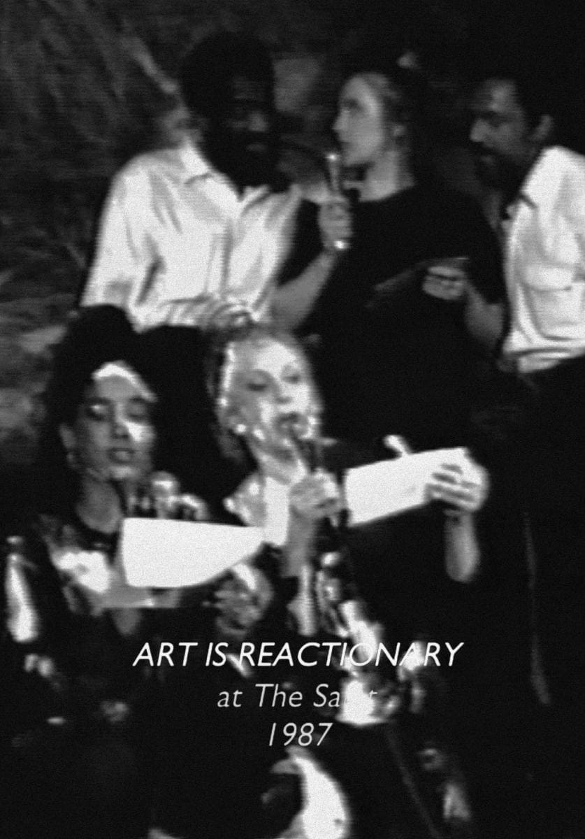 Art Is Reactionary