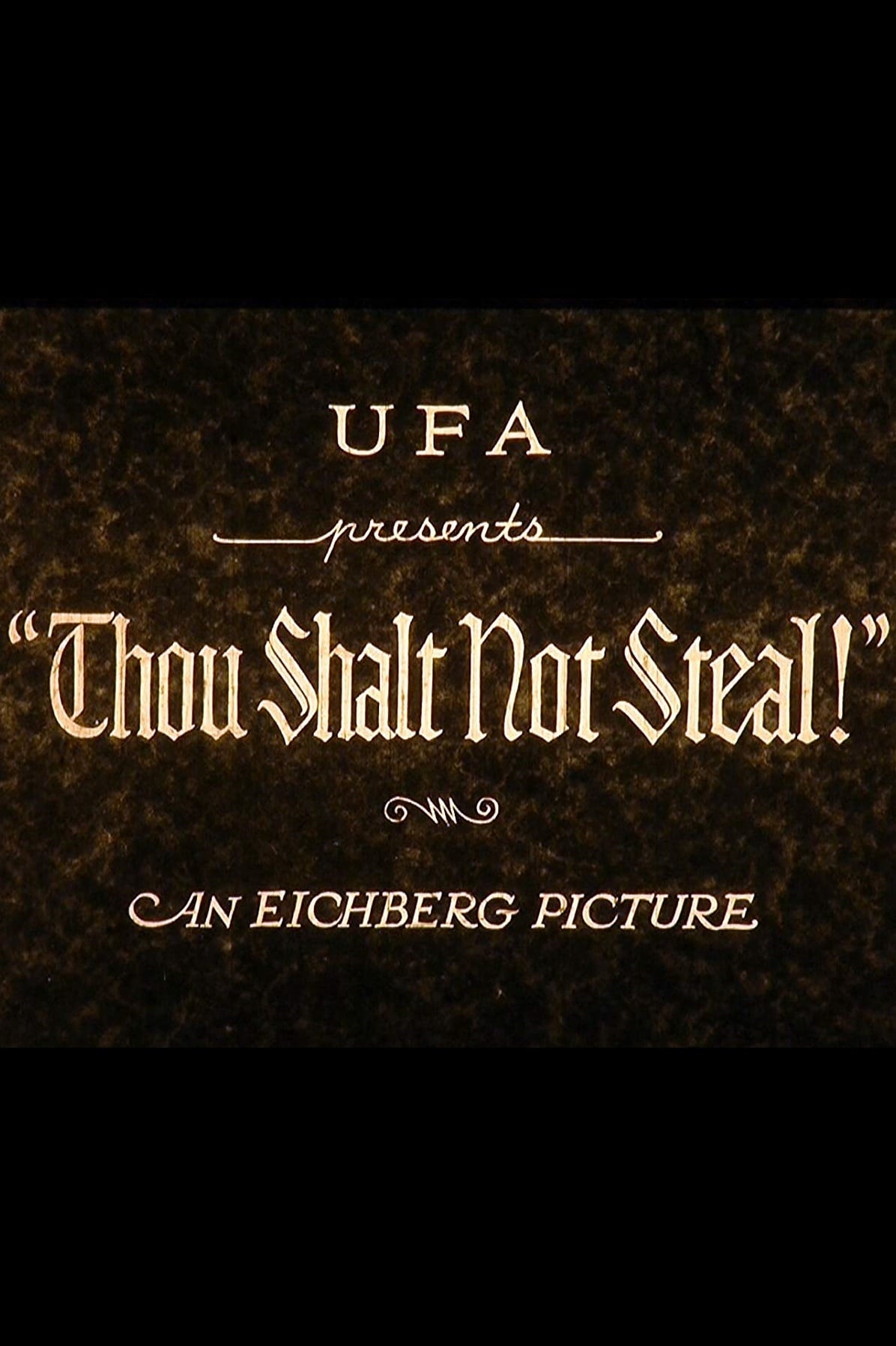 Thou Shalt Not Steal (1928)