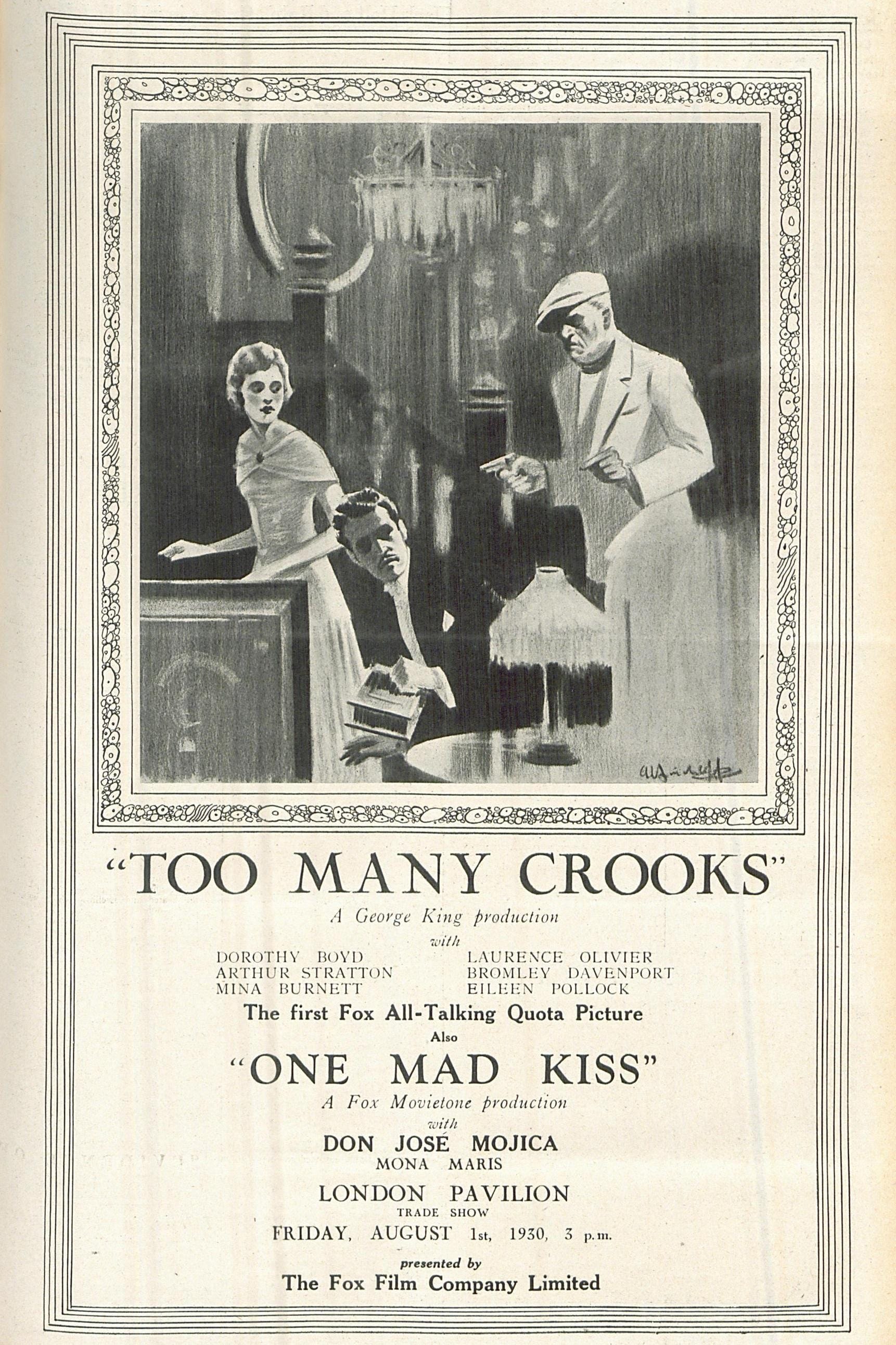 Too Many Crooks (1930)