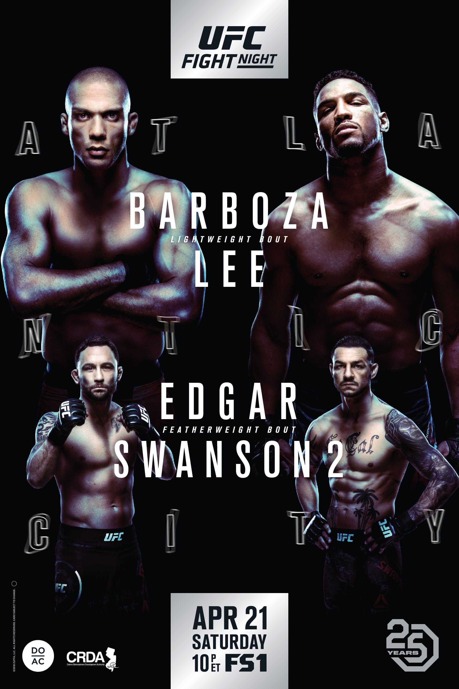 UFC Fight Night 128: Barboza vs. Lee (2018)
