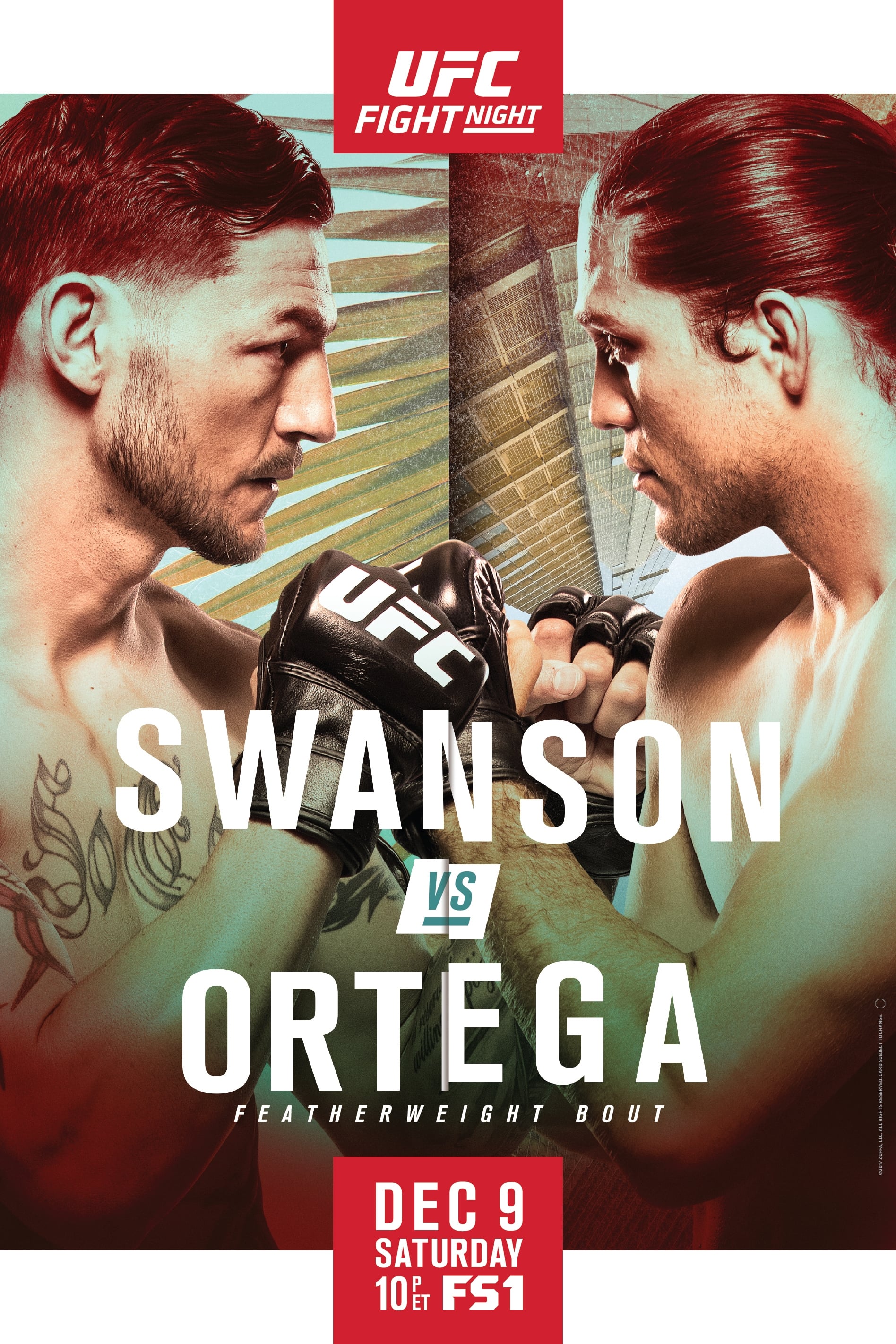 UFC Fight Night 123: Swanson vs. Ortega (2017)