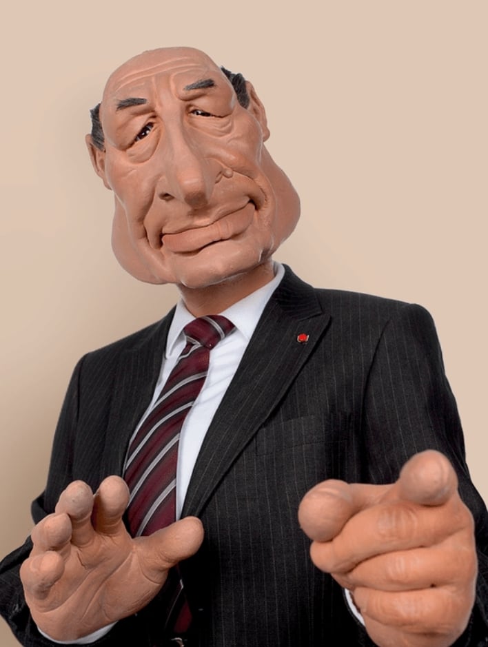 Jacques Chirac, un putain de guignol
