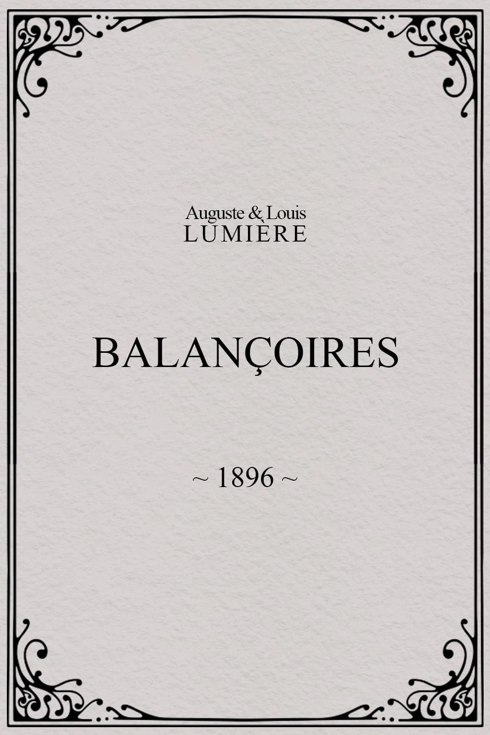 Balançoires (1896)