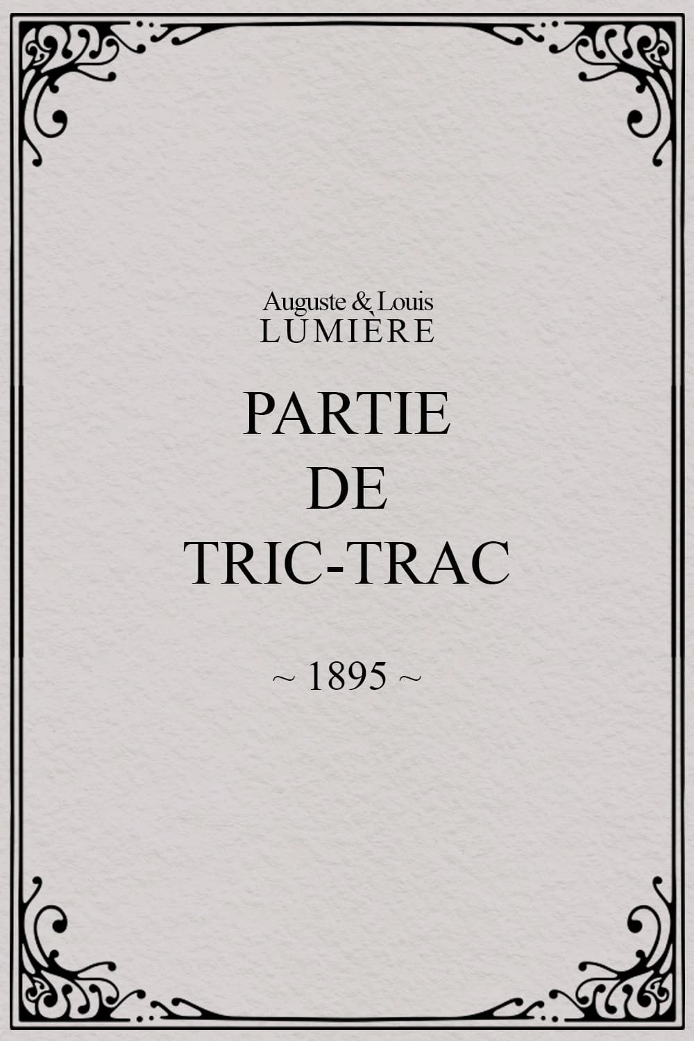 Partie de tric-trac (1895)