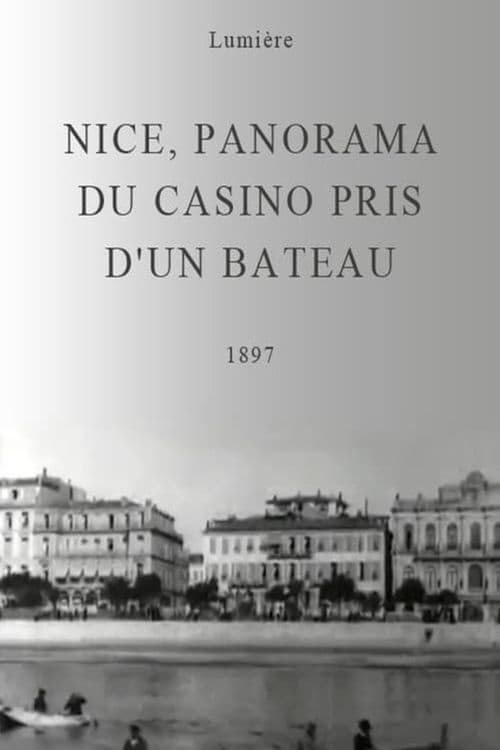 Nice, panorama du casino pris d'un bateau (1897)