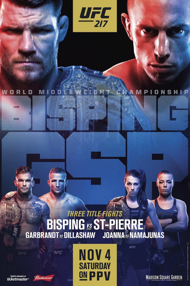 UFC 217: Bisping vs. St-Pierre (2017)