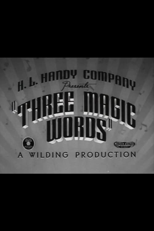 Three Magic Words (1939)