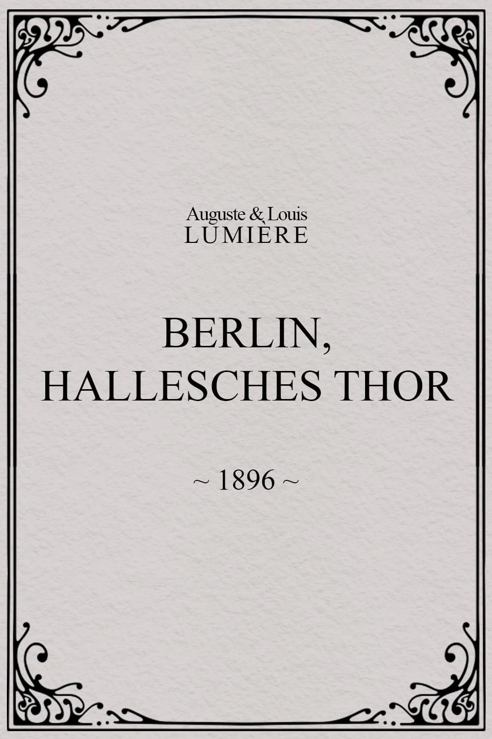 Berlin, Hallesches Thor (1896)