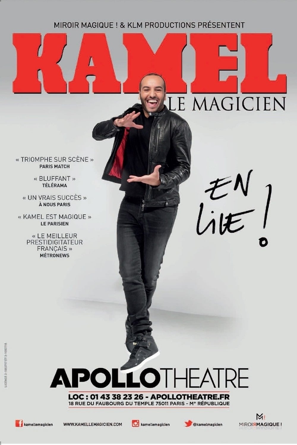Kamel le Magicien - En live !