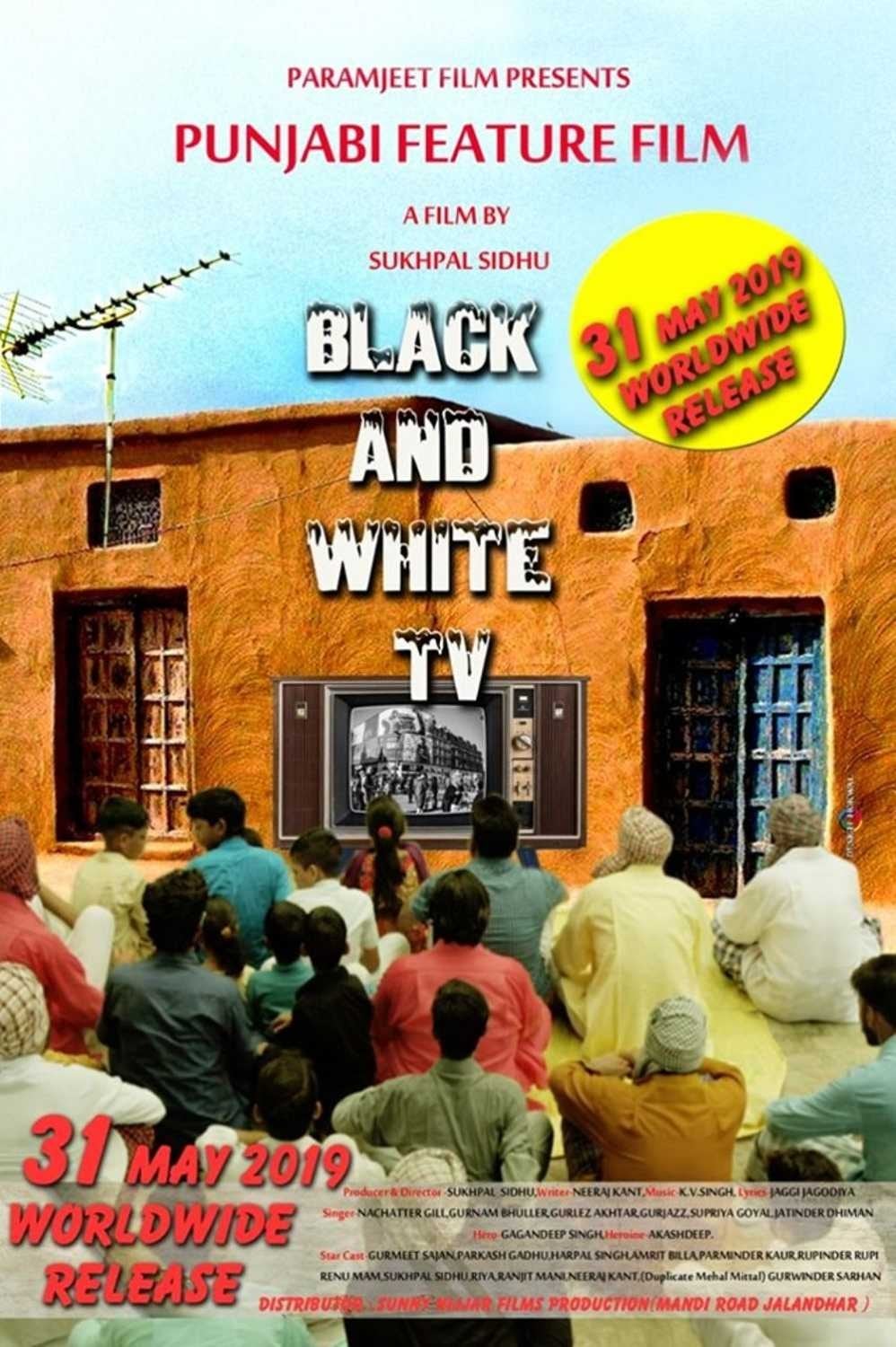 BLACK AND WHITE TV