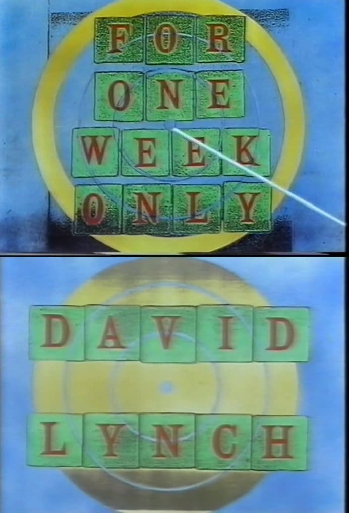 Jonathan Ross Presents for One Week Only: David Lynch (1990)
