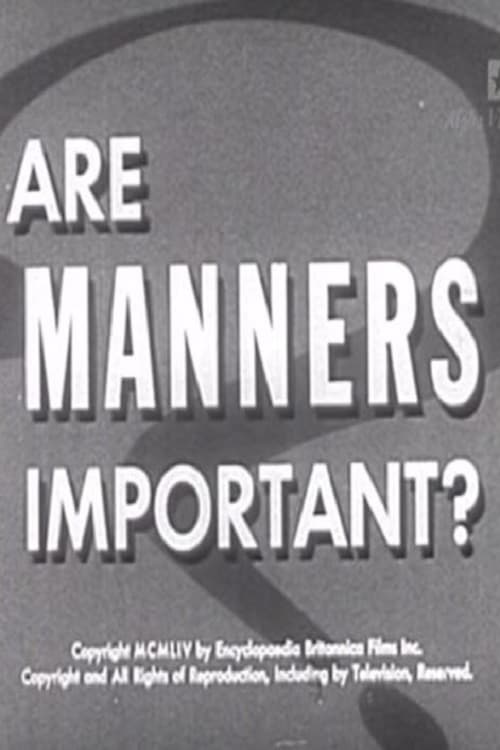 Are Manners Important?