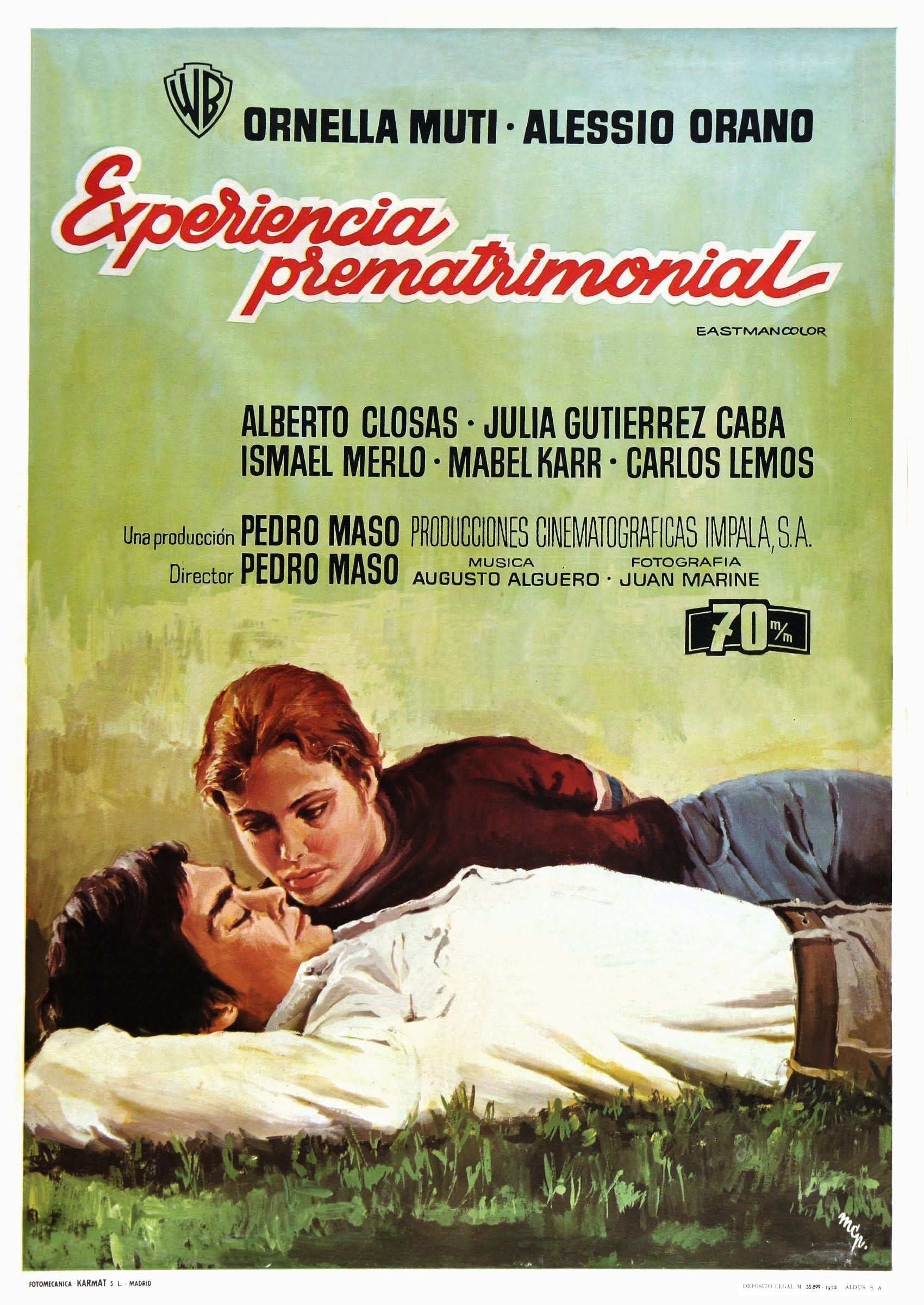 Experiencia prematrimonial (1972)