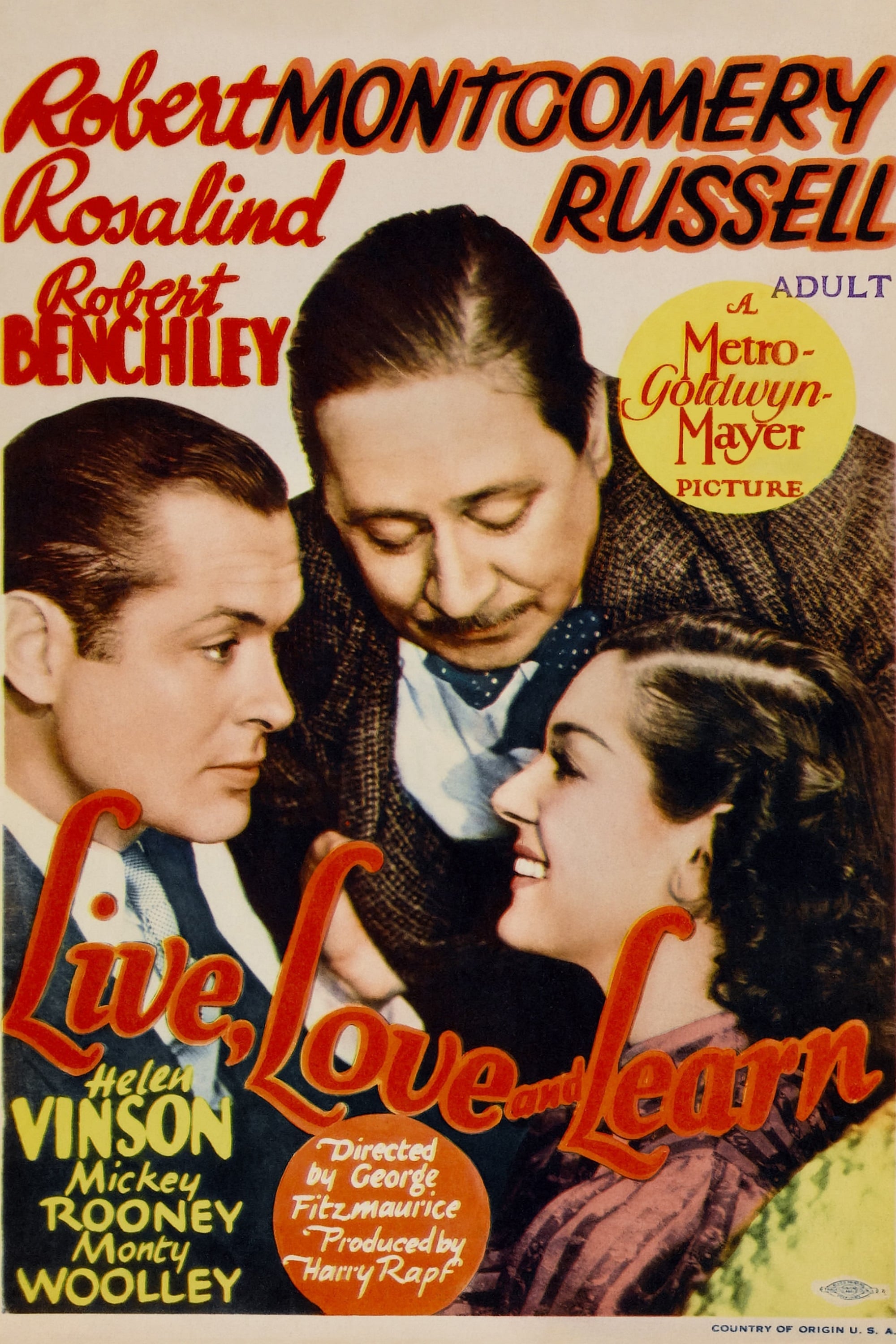 Vive, Ama e Aprende (1937)