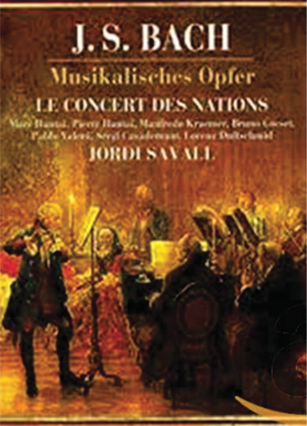 Bach BWV 1079 Musical Offering Jordi Savall Concert des Nations