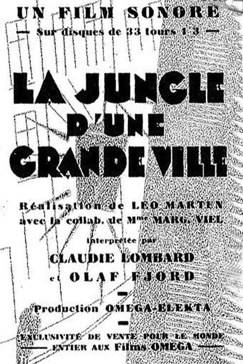 La jungle d'une Grande Ville (1930)