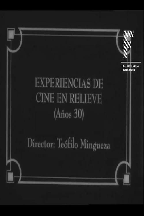 Film experiences in relief (1930s)